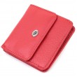 Жіночий компактний гаманець з кишенею для монет з натуральної шкіри ST Leather 22689 Червоний