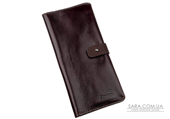Бумажник вертикальный из кожи алькор SHVIGEL 16202 Коричневый