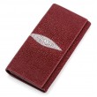 Кошелек женский STINGRAY LEATHER 18097 из натуральной кожи морского ската Бордовый
