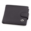 Чоловічий гаманець ST Leather 18316 (ST114) шкіряний Чорний