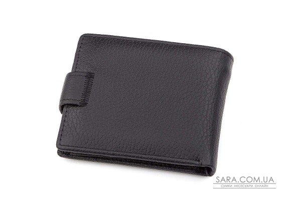 Чоловічий гаманець ST Leather 18316 (ST114) шкіряний Чорний