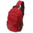 Компактний рюкзак з поліестру з великою кількістю кишень Vintage 22144 Бордовий