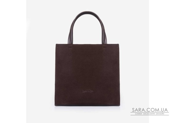 882 сумка замш шоколад Lucherino