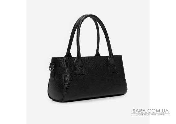 867 сумка шкіра чорна Lucherino