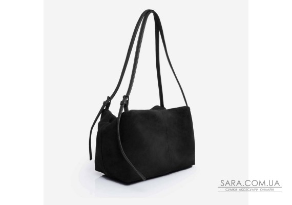 885 сумка замш чорна Lucherino