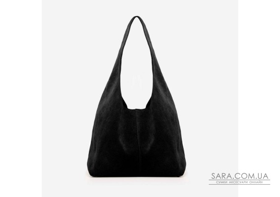 860 сумка замш чорна Lucherino