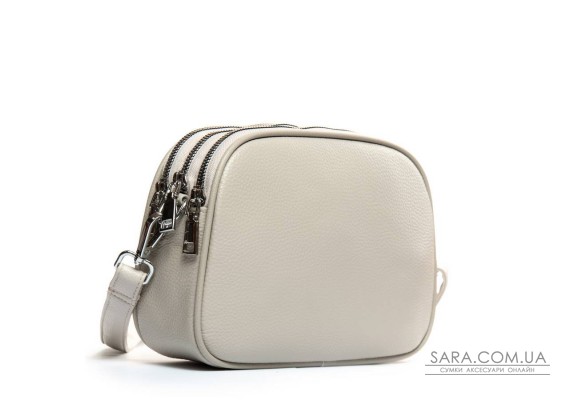 Сумка Шкіряна Жіноча Клатч ALEX RAI 17006 pale grey