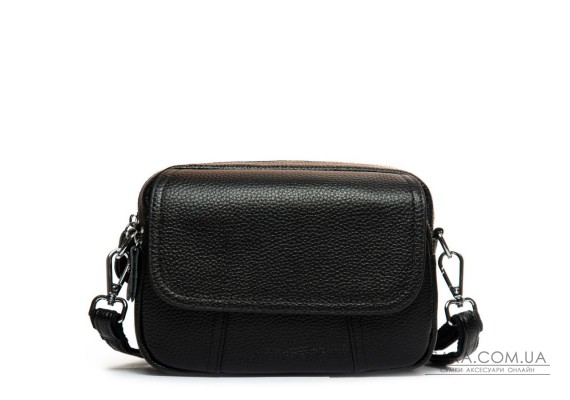 Сумка Шкіряна Жіноча Клатч ALEX RAI 3904 black