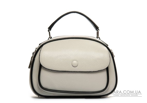 Сумка Шкіряна Жіноча Клатч ALEX RAI 29052 pale grey