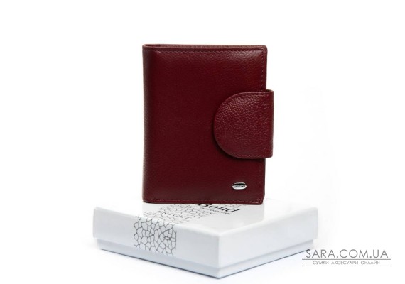 Гаманець шкіряний Bright Жіночий DR. BOND WS-36 wine red