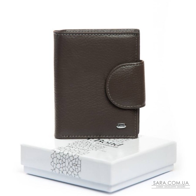 Гаманець шкіряний Bright Жіночий DR. BOND WS-36 gray Гаманець шкіряний Bright Жіночий DR. BOND WS-36 gray