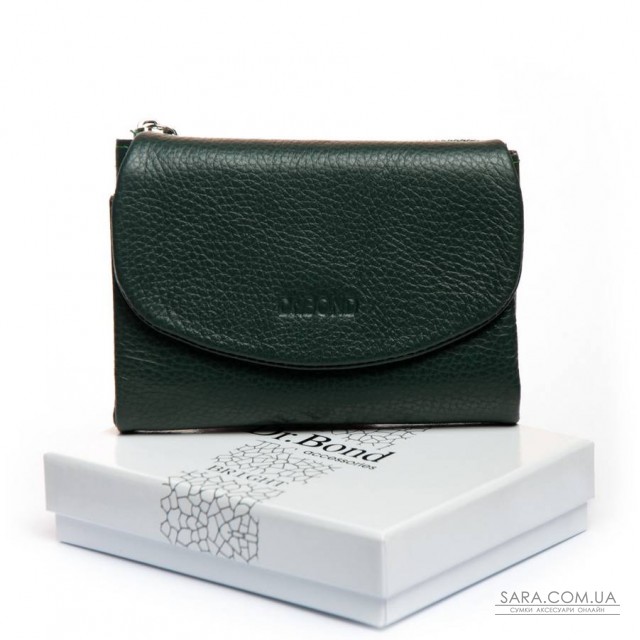 Гаманець шкіряний Bright Жіночий DR. BOND WS-239 green Гаманець шкіряний Bright Жіночий DR. BOND WS-239 green