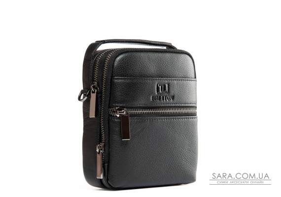 Сумка Мужская Планшет-пояс кожа BRETTON 407-169 black