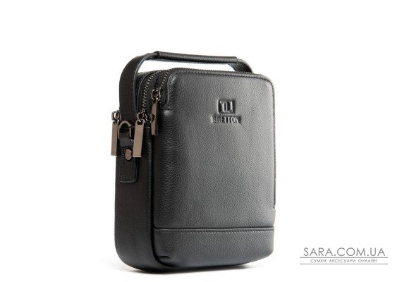 Сумка Мужская Планшет-пояс кожа BRETTON 407-95 black