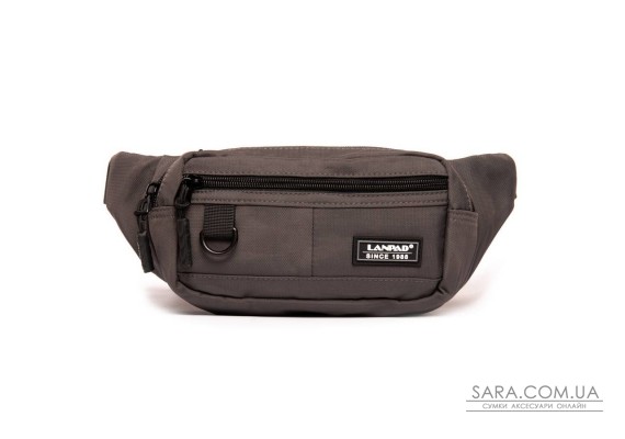 Сумка Чоловіча На пояс нейлон Lanpad 19006 grey