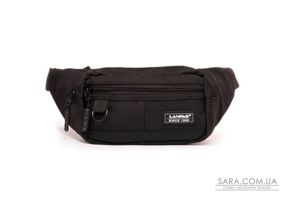 Сумка Чоловіча На пояс нейлон Lanpad 19006 black