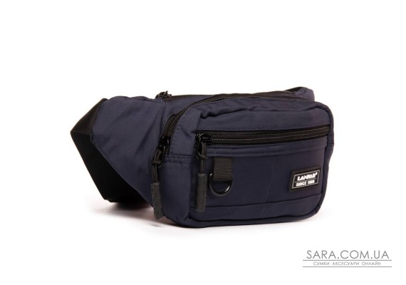 Сумка Чоловіча На пояс нейлон Lanpad 19006 blue