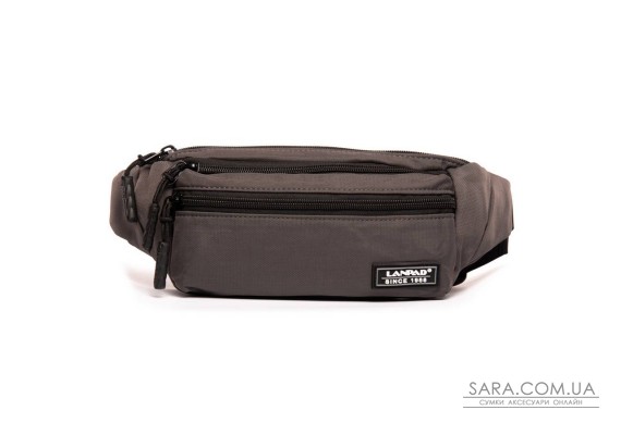 Сумка Чоловіча На пояс нейлон Lanpad 35003 grey