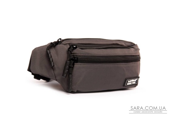 Сумка Чоловіча На пояс нейлон Lanpad 35003 grey