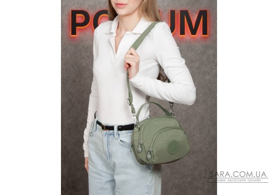 Сумка Женская Текстиль полиамид Jielshi 1673 d.green