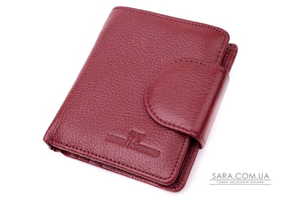 Жіночий гаманець вертикального типу із натуральної шкіри ST Leather 22452 Бордовий