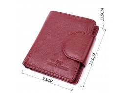 Жіночий гаманець вертикального типу із натуральної шкіри ST Leather 22452 Бордовий