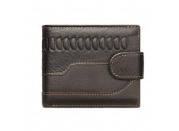 Чоловічий гаманець з тисненням 20233 Vintage Коричневий