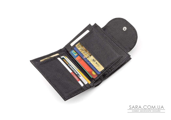 Гаманець жіночий ST Leather 18411 (ST410) компактний Чорний