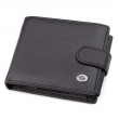 Мужской кошелек ST Leather 18334 (ST102) натуральная кожа Черный
