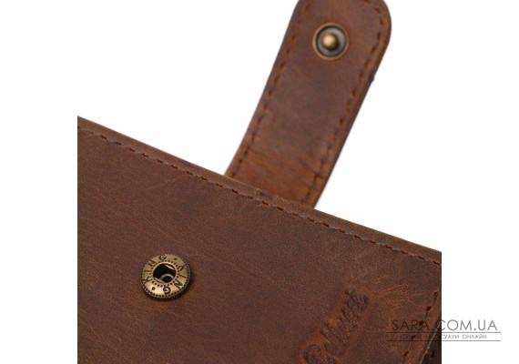 Винтажный мужской кошелек из натуральной кожи Tony Bellucci 22041 Коричневый