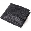 Стильний чоловічий гаманець горизонтального формату з натуральної шкіри Tony Bellucci 22015 Чорний