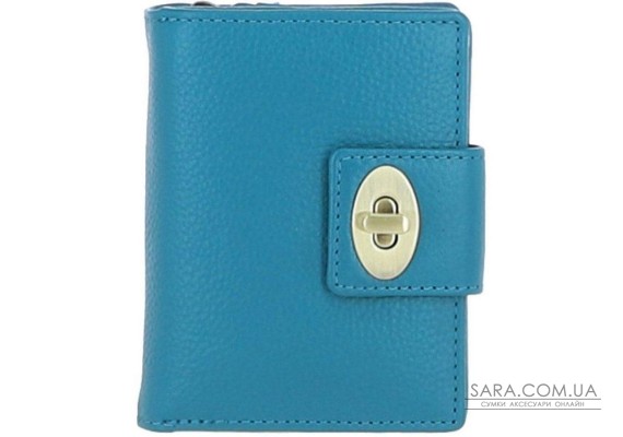 Женский кожаный кошелек Ashwood Y60 Turq (Синий)