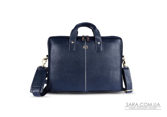 Сумка шкіряна для ноутбука 13 Hammonds Flycatcher LB105 Blue (Синій)