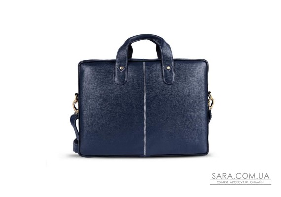 Сумка шкіряна для ноутбука 13 Hammonds Flycatcher LB105 Blue (Синій)