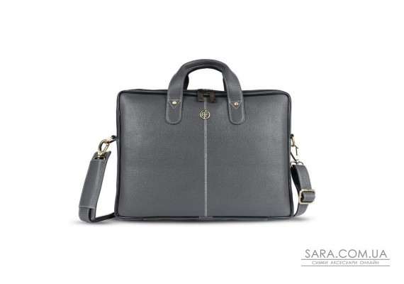 Сумка шкіряна для ноутбука 13 Hammonds Flycatcher LB105 Grey (Сірий)