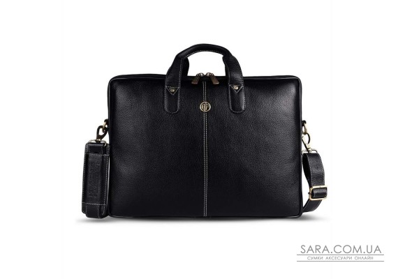 Сумка шкіряна для ноутбука 15 Hammonds Flycatcher LB106 Black (Чорний)