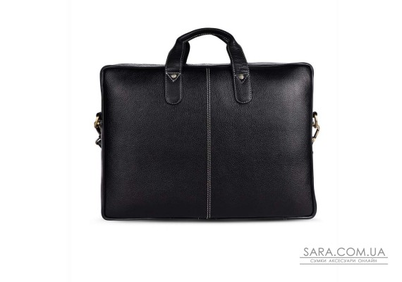 Сумка шкіряна для ноутбука 15 Hammonds Flycatcher LB106 Black (Чорний)