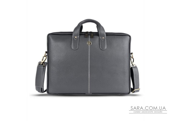 Сумка шкіряна для ноутбука 15 Hammonds Flycatcher LB106 Grey (Серый)