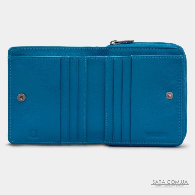 Женский кожаный кошелек Yoshi Y1261 Peacock Plume (Petrol Blue) Женский кожаный кошелек Yoshi Y1261 Peacock Plume (Petrol Blue)