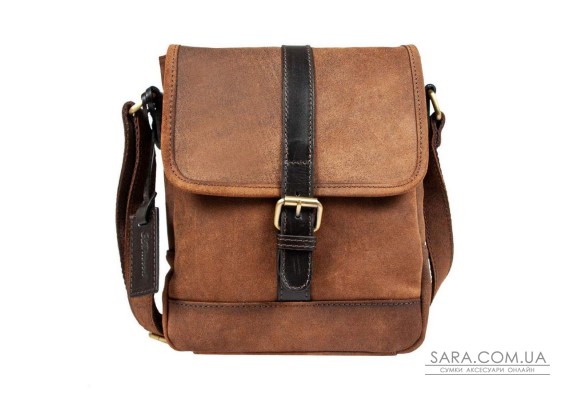 Сумка мужская Ashwood Toby Brown (Коричневый)