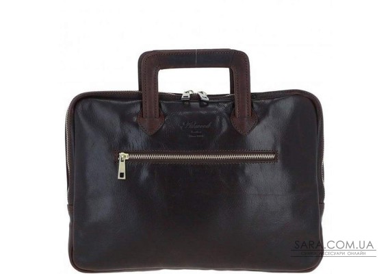 Сумка чоловіча для ноутбука 13 Ashwood PL45 Brown (Темно-коричневий)