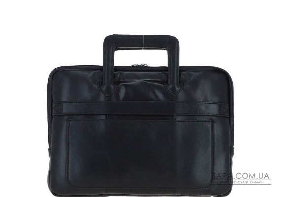 Сумка чоловіча для ноутбука 13 Ashwood PL45 Black (Чорний)