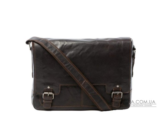 Сумка чоловіча для ноутбука 15,5 Ashwood 8343 Brown (Коричневий)