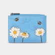 Женский кожаный кошелек Yoshi Y1321 Bee Happy (Blue)