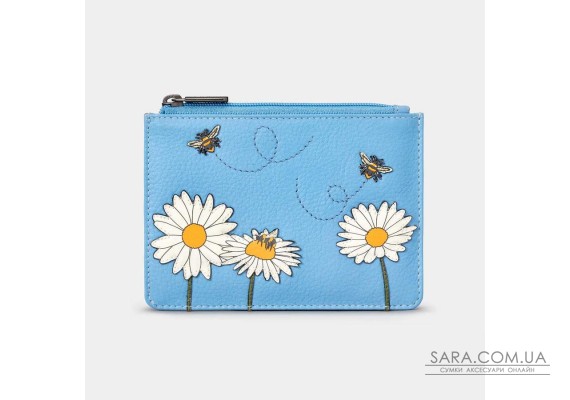 Женский кожаный кошелек Yoshi Y1321 Bee Happy (Blue)