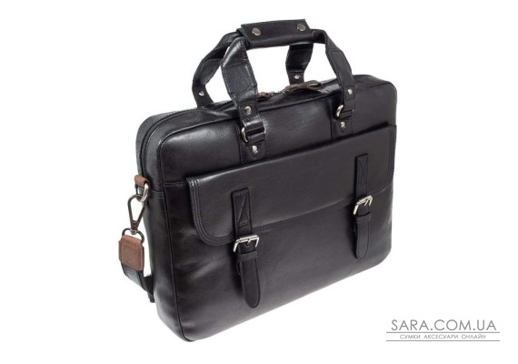 Сумка чоловіча для ноутбука 15,6 Ashwood F83 Black/Mud (Чорний)