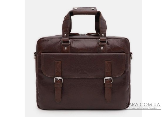 Сумка чоловіча для ноутбука 15,6 Ashwood F83 Brandy (Коричневий)