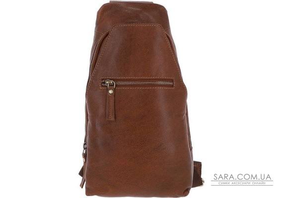 Сумка нагрудная Ashwood M53 Cognac (Коньчный)