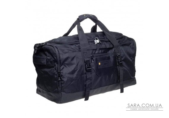 Сумка текстильна дорожня JCB 004S Black (Чорний)