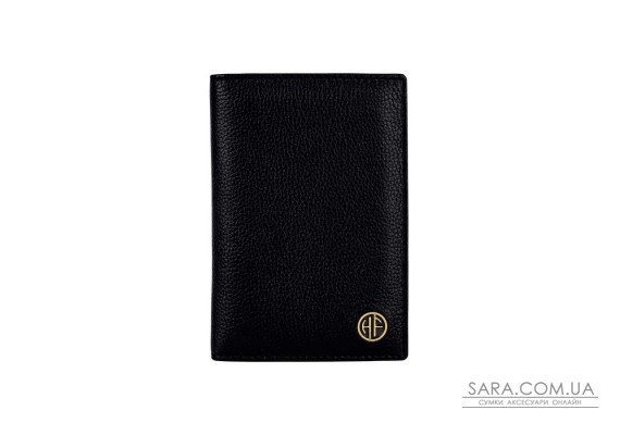 Кожаная обложка для паспорта Hammonds Flycatcher PH602 Nappa Black (Черный)